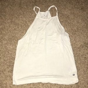 White Halter Top